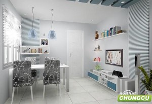Thiết kế nội thất chung cư 40m2 đẹp, cá tính Thiết kế nội thất chung cư 40m2 đẹp, cá tính