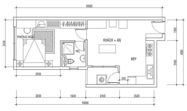 Thiết kế nội thất chung cư 40m2 đẹp, cá tính Thiết kế nội thất chung cư 40m2 đẹp, cá tính