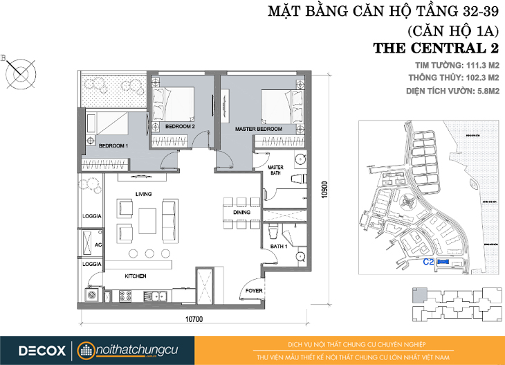Mặt bằng căn hộ chung cư Vinhomes Central Park 111m2 : căn hộ 1A 3 phòng ngủ (102m2). Mặt bằng căn hộ chung cư Vinhomes Central Park 111m2 : căn hộ 1A 3 phòng ngủ (102m2).