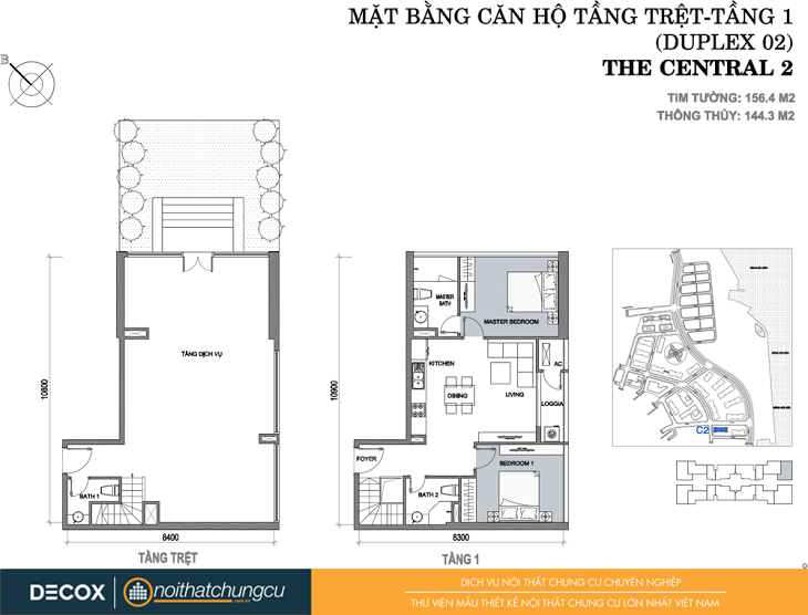 Mặt bằng căn hộ chung cư Vinhomes Central Park 156m2 : căn hộ 02 2 phòng ngủ (144m2). Mặt bằng căn hộ chung cư Vinhomes Central Park 156m2 : căn hộ 02 2 phòng ngủ (144m2).
