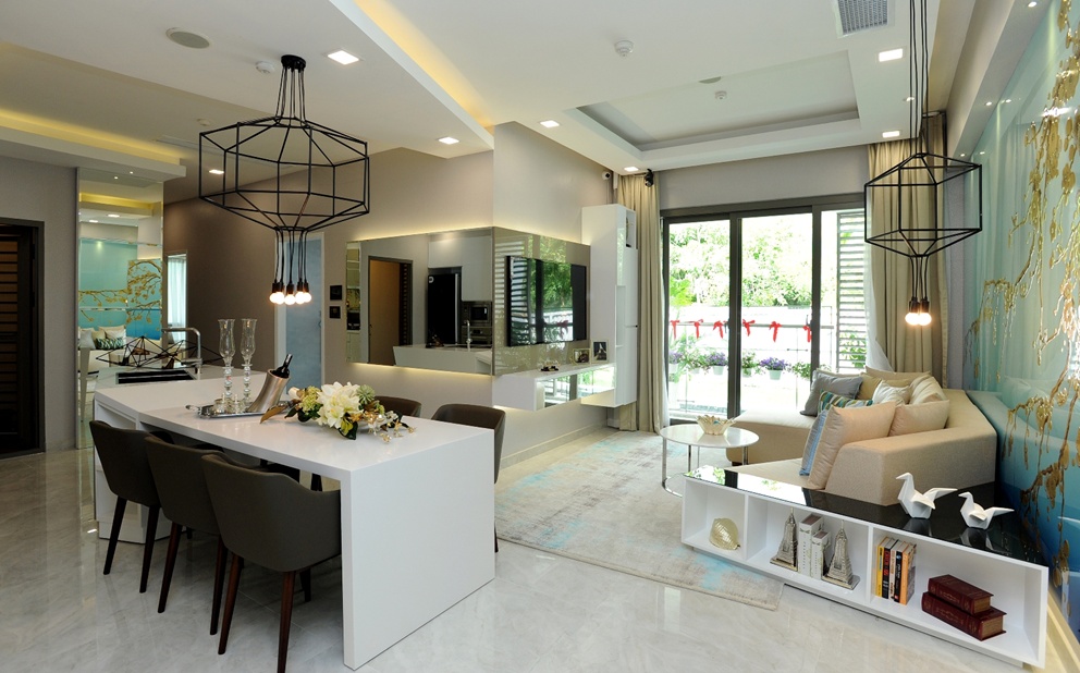 Căn hộ mẫu Happy Residence sáng tạo, hiện đại Căn hộ mẫu Happy Residence sáng tạo, hiện đại