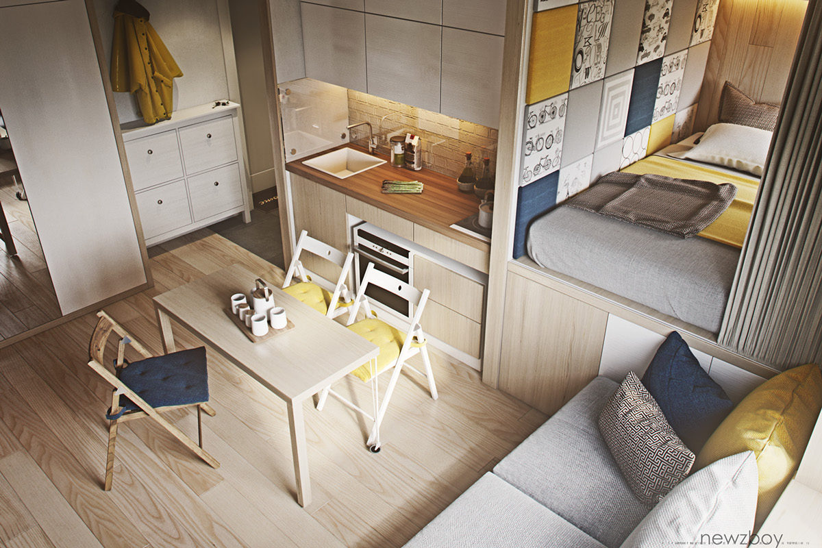 Những mẫu thiết kế nội thất chung cư nhỏ hiện đại đa năng