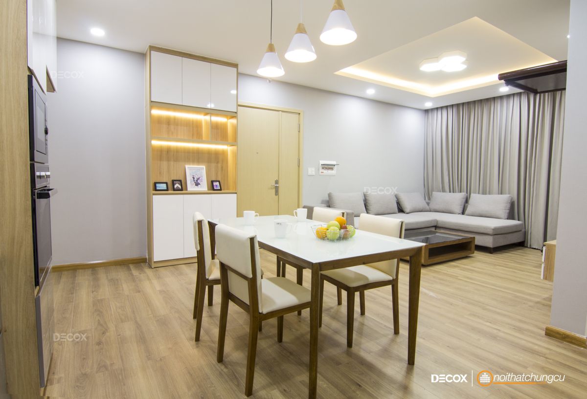Thi công nội thất chung cư Oriental 100m2 Thi công nội thất chung cư Oriental 100m2
