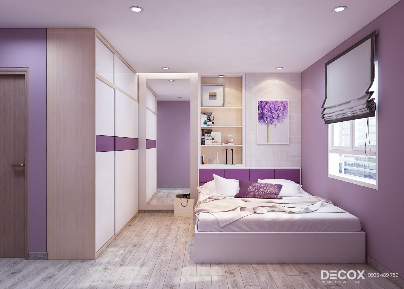 Xu hướng tím nhẹ nhàng dành cho phòng ngủ trong năm nay Xu hướng tím nhẹ nhàng dành cho phòng ngủ trong năm nay