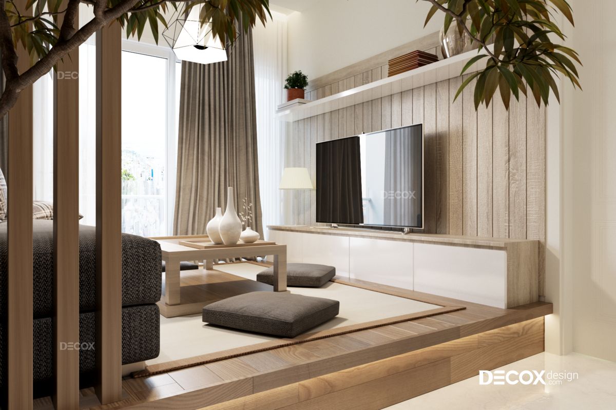 Thiết kế nội thất căn hộ chung cư kiểu Nhật | Nội thất chung cư